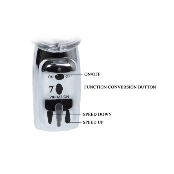 Baile - Love Missile Rotador Transparente 26.5 CM