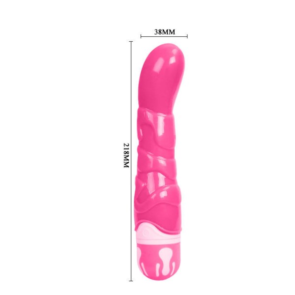 Baile - EL Gallo Rosa Realista 21.8 CM – 100% impermeable