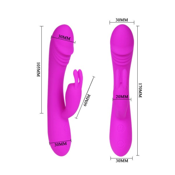 Pretty Love - Vibrador Inteligente Con Conejo 30 Modos Cazador