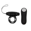 Baile - Anillo Control Remoto Negro 20V - Cockring con vibración