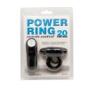 Baile - Anillo Control Remoto Negro 20V - Cockring con vibración