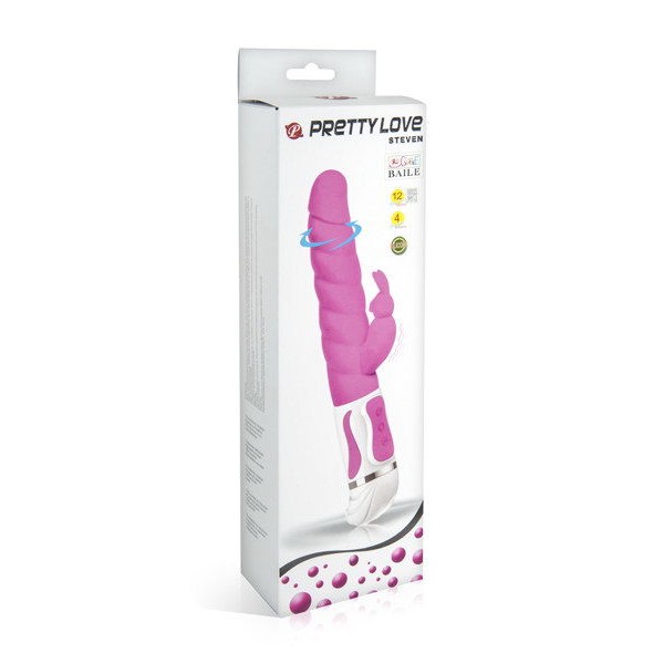 Pretty Love - Smart Steven Lapin Rose – Vibrateurs de lapin