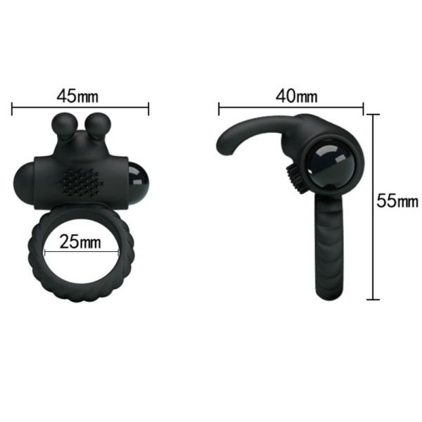 Pretty Love - Anel Vibratório Eudora Com Estimulador