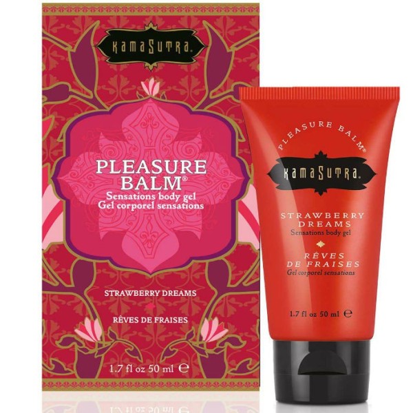 KAMASUTRA - BAUME DE PLAISIR STIMULANT SAVEUR RÊVES DE FRAISE 50ML KAMASUTRA  COSMETICS