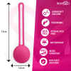 Moressa - Osian ONE Premium Silicone Rose – Boules de silicone