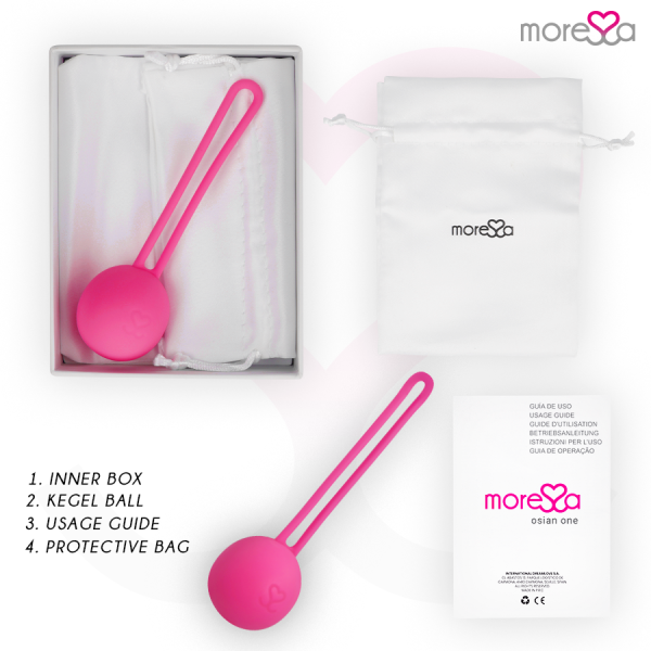 Moressa - Osian ONE Premium Silicona Rosa – Bolas de silicona