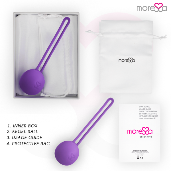 Moressa - Osian ONE Premium Silicone Lilas – Boules de silicone