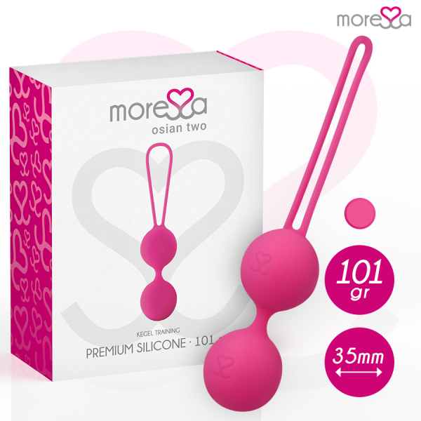 Moressa - Osian Deux Silicona Premium Rosa – Bolas de silicona