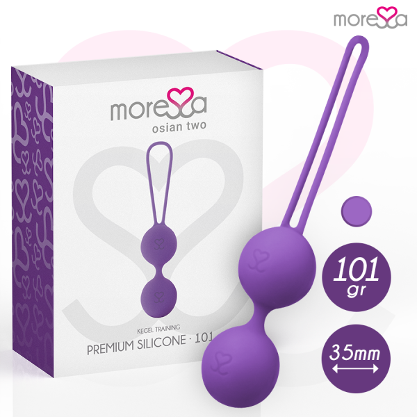 Moressa - Osian Deux Silicone Lilas Premium – Boules de silicone