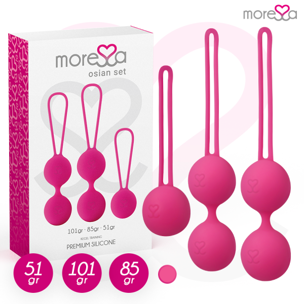 MORESSA - SET OSIAN SILICONA PREMIUM ROSA (Osian One - 51 g |...