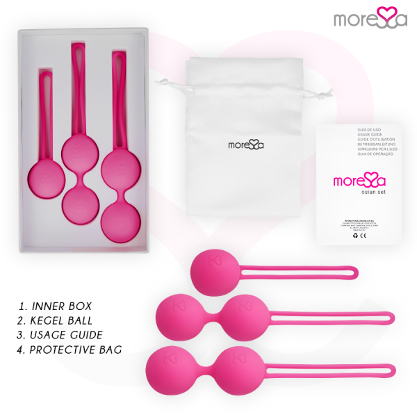 MORESSA - SET OSIAN SILICONA PREMIUM ROSA (Osian One - 51 g |...