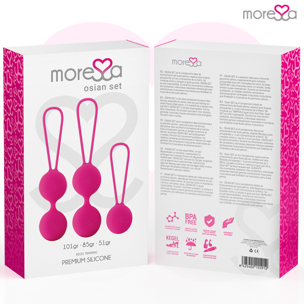 MORESSA - OSIAN SET PREMIUM SILICONE ROSE (Osian One - 51 g | ...