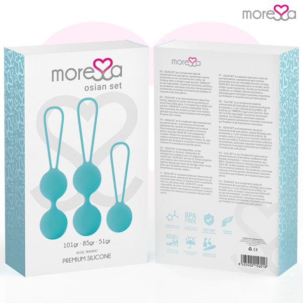 Moressa - Ensemble Osian Silicone Turquoise Premium