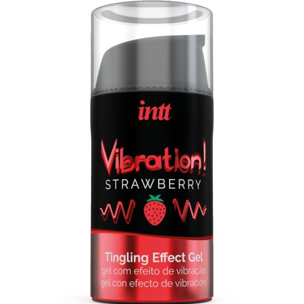 INTT - PUISSANT STIMULANT INTIME GEL VIBRANT LIQUIDE FRAISE 15 ML INTT UNISEX AROUSAL GEL