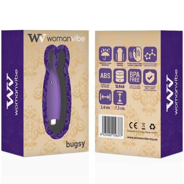 Womanvibe - Bugsy Silicone Stimulateur – Mini-vibrateurs