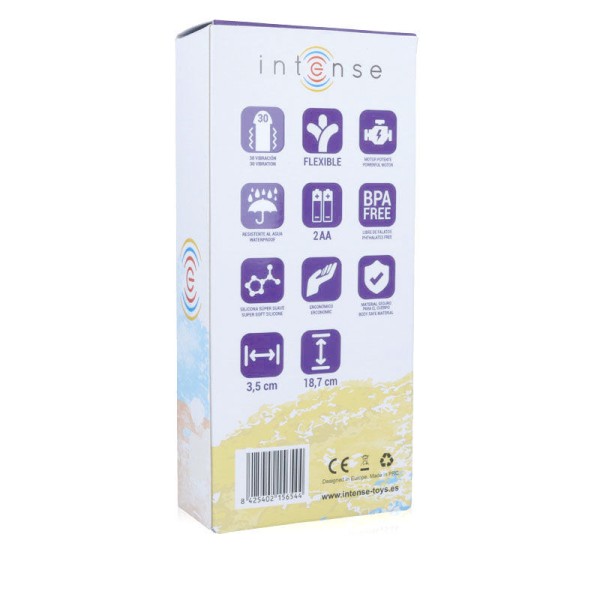 Intense - Vibrateur LEO Lilas Silicone Luxe – Rotateurs vibrants