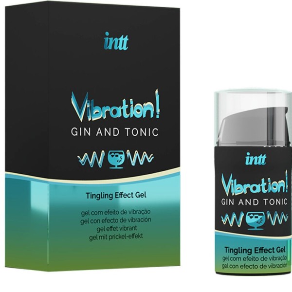 INTT - GEL VIBRATEUR LIQUIDE PUISSANT STIMULANT INTIME GIN & TONIC 15ML INTT UNISEX AROUSAL GEL