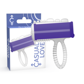 Casual Love - Ring Vibrator Lilac Tongue – Accessoires de pénis