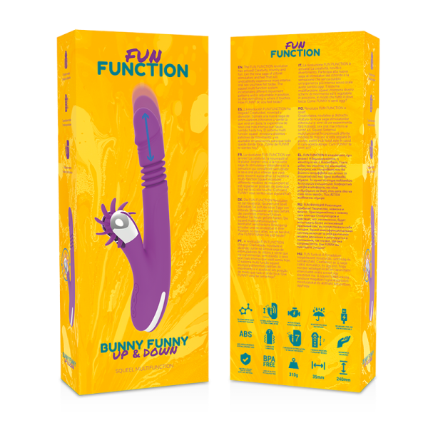 FUN Function - Lapin Drôle Haut ET BAS 2.0 – Rotateurs vibrants