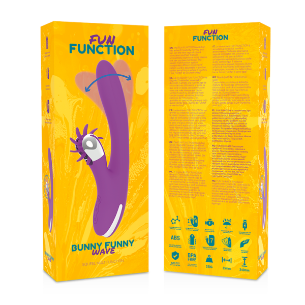 Função FUN - Bunny Funny Wave 2.0 – Rotadores vibratórios