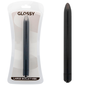 Glossy - Vibrador Slim Negro – Mini vibradores
