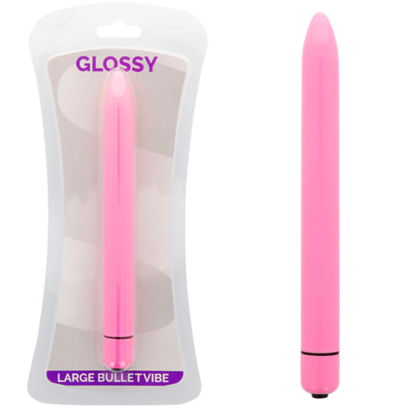 Glossy - Vibrateur Slim Deep Rose – Mini-vibrateurs