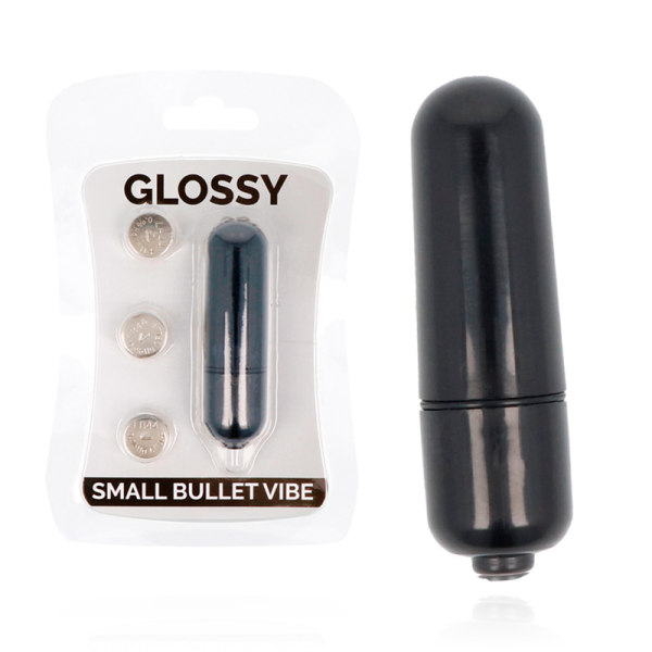 Glossy - Petite Bullet Vibe Noir – Mini-vibrateurs