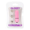 Glossy - Petite Bullet Vibe Rosa Profundo – Mini Vibradores
