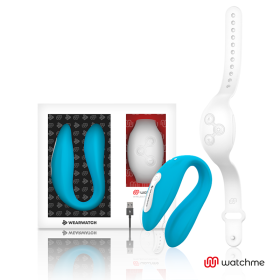 WEARWATCH - WATCHME Vibromasseur Double Indigo/Neige Pas Cher, Livraison Discrète