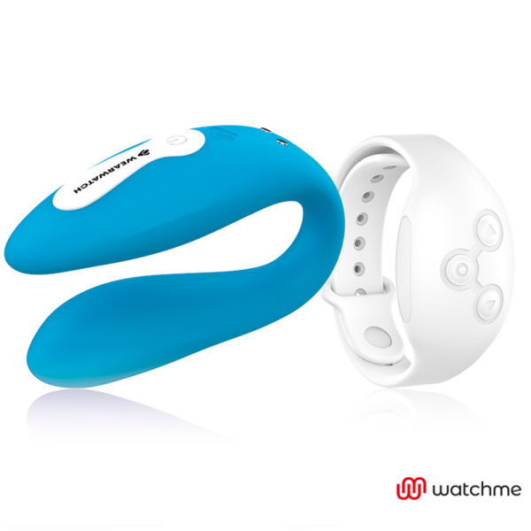 WEARWATCH - WATCHME Vibromasseur Double Indigo/Neige Pas Cher, Livraison Discrète