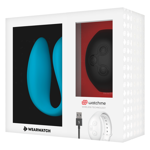 WEARWATCH WatchMe – Vibrateur Double Indigo, Discrétion & Premium