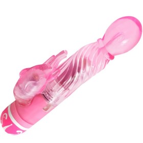 Baile - Vibrador Multivelocidade Com Estimulador Rosa