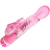 Baile - Vibrador Multivelocidad Con Estimulador Rosa