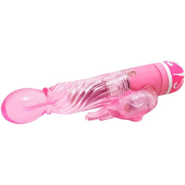 Baile - Vibrateur Multivitesses Avec Stimulateur Rose