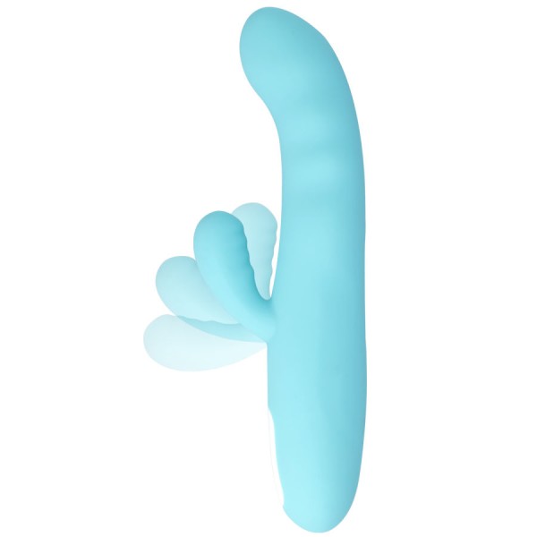 MIA - Vibrador Giratorio Eiffel Azul Turquesa