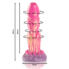 FUEGO MITOLOGICO DEL EPICO CERBERUS DILDO - Consoladores sin vibr