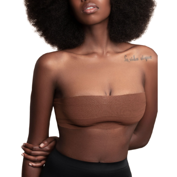 BYE-BRA - BODY TAPE 5 M X 6,5 CM + 3 PAIRES DE CACHE-MATIN MARRON BYE BRA - TAPES