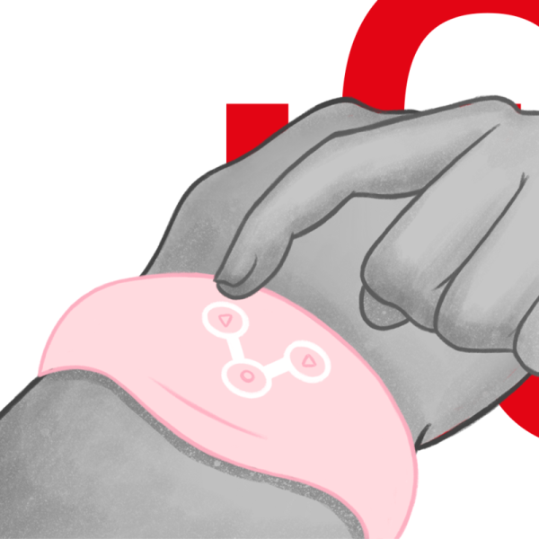 Montre sans fil rose - Livraison discrète | WatchMe qualité premium