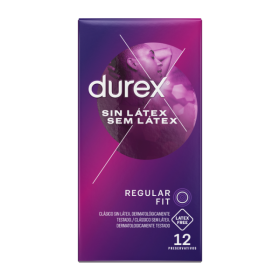 DUREX - PRÉSERVATIFS SANS LATEX 12 UNITÉS DUREX CONDOMS - Sans latex