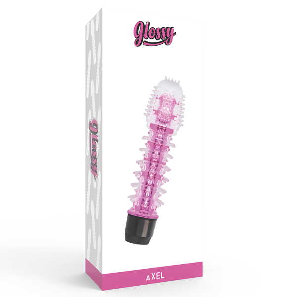 Glossy - Vibrador Axel Rosa