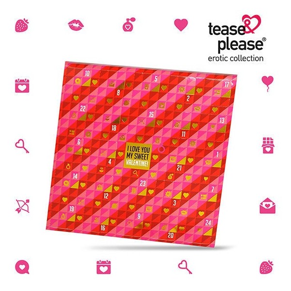 TEASE & PLEASE - CALENDRIER DE AVENT SAINT-VALENTIN TEASE&PLEASE