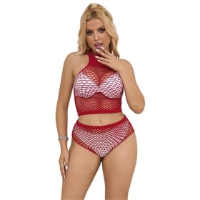 SUBBLIME - 952402 ENSEMBLE RESILLE AVEC LOSANGES ROSES TAILLE UNIQUE SUBBLIME SETS