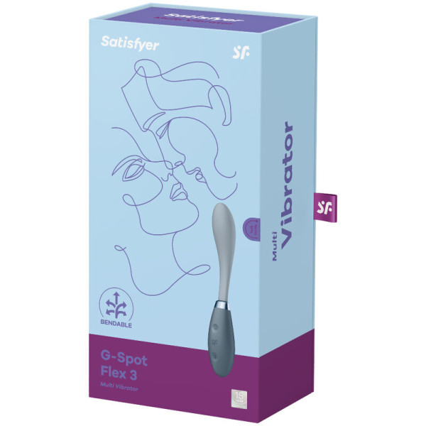 Satisfyer Multi G-Spot Flex 3 Gris - Livraison Discrète, Pas Cher