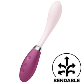SATISFYER Flex 3 G-Spot Rouge - Livraison Discrète Pas Cher