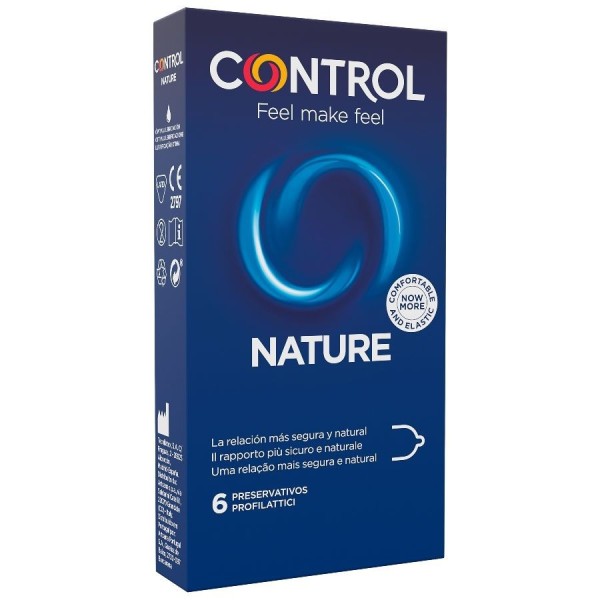 CONTROL - PRÉSERVATIFS ADAPTA NATURE 6 UNITÉS CONTROL CONDOMS