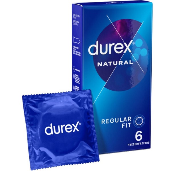 DUREX - CLASSIQUE NATUREL 6 UNITÉS DUREX CONDOMS - Gamme Naturelle
