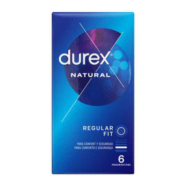 DUREX - CLASSIQUE NATUREL 6 UNITÉS DUREX CONDOMS - Gamme Naturelle