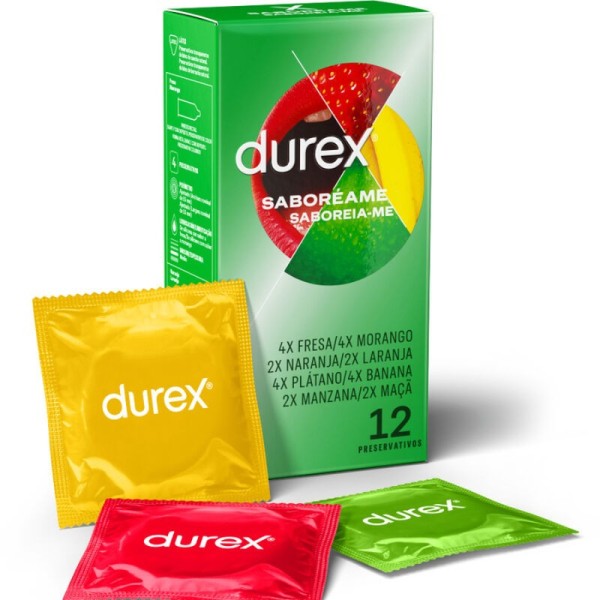 DUREX - SABOREAME 12 UNITÉS DUREX CONDOMS - Saveurs