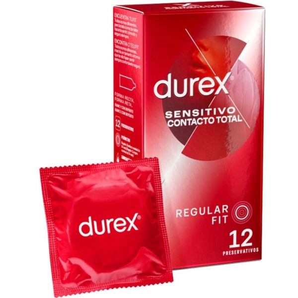 DUREX - CONTACTO SENSIBLE TOTAL 12 UNIDADES CONDONES DUREX - Sens