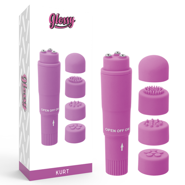 Glossy - Masseur DE Poche Kurt Violet – Mini-vibrateurs